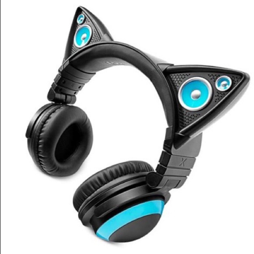 Brookstone Wireless Bluetooth Cat Ear Headphones